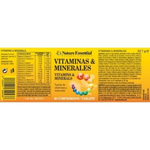 Nature Essential Vitaminas & Minerales 60 comprimidos